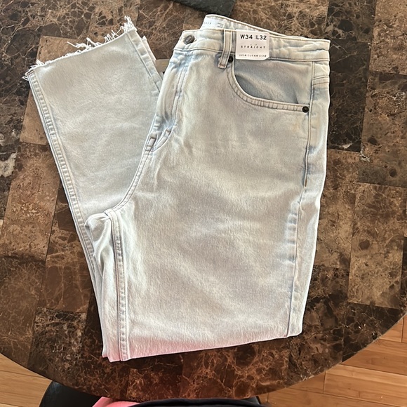 TOPSHOP Straight leg high-rise denim jeans - Picture 5 of 6